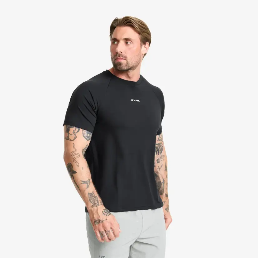 RevolutionRace Pulse Running T-shirt Herre Black
