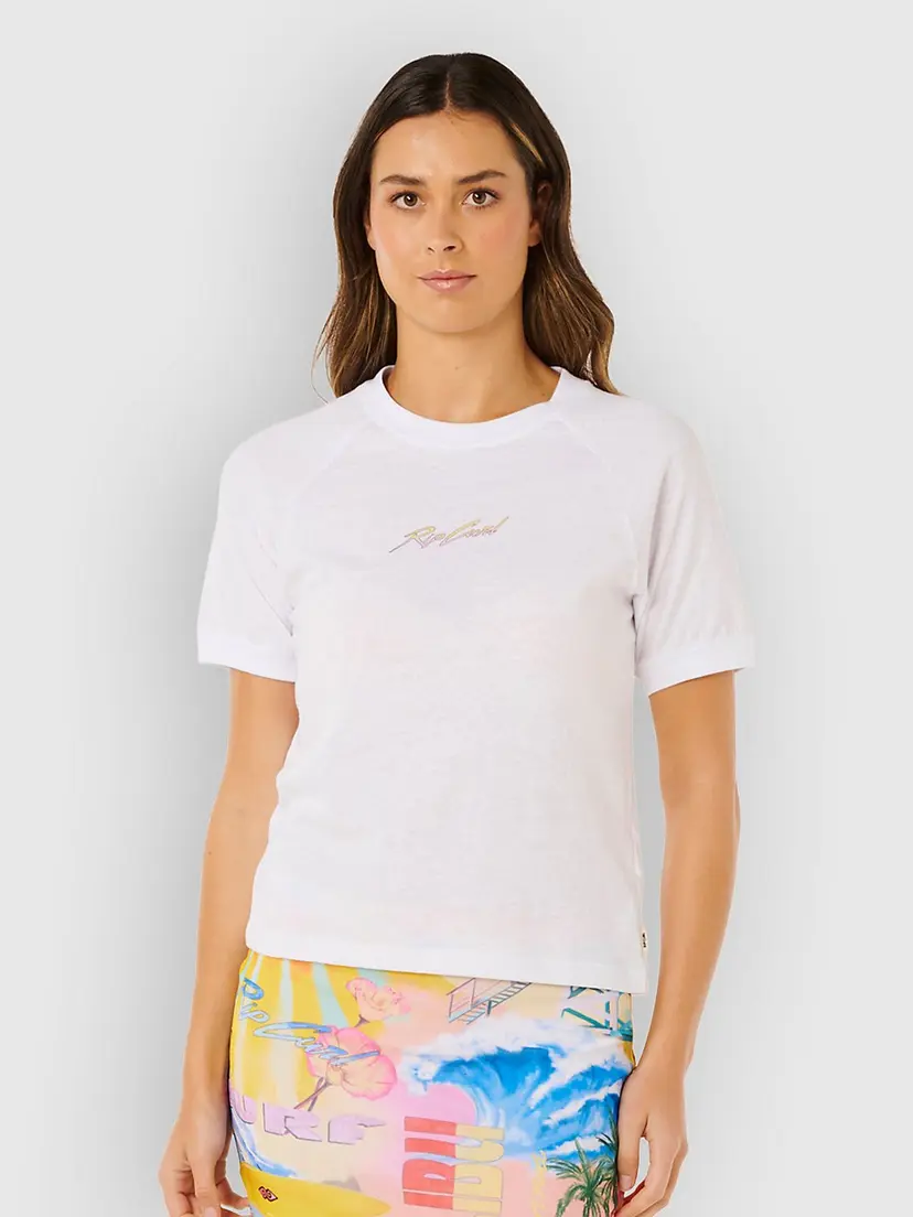 Rip Curl Rip Curl Hayley O Fitted T-skjorte hvit