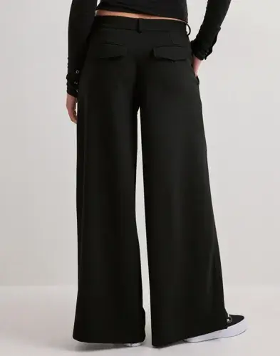 Nelly Nelly - Svart - Keep It Up Wide Leg Pants