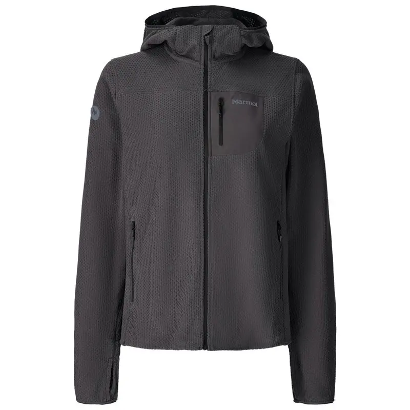 Marmot Marmot Wm's AirFleece Hoody Blackened