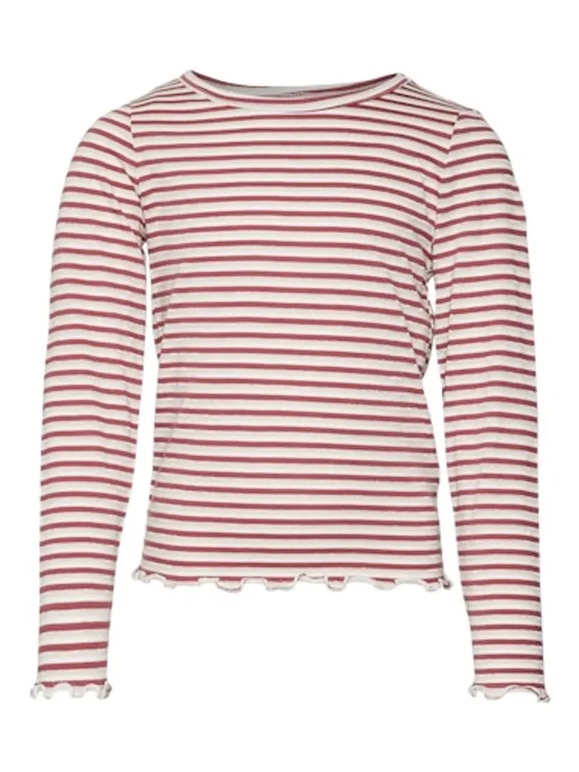 Vero Moda Girl Vero Moda Girl Glitter Stripe Francis Topp Dry Rose Mixed Colors (158/164)