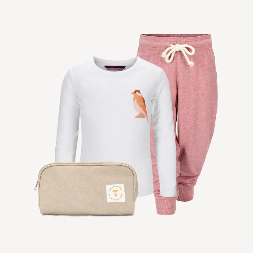 Tufte Wear Tufte Nattsmelle Jersey Pj-Set Heather Rose (86/92)