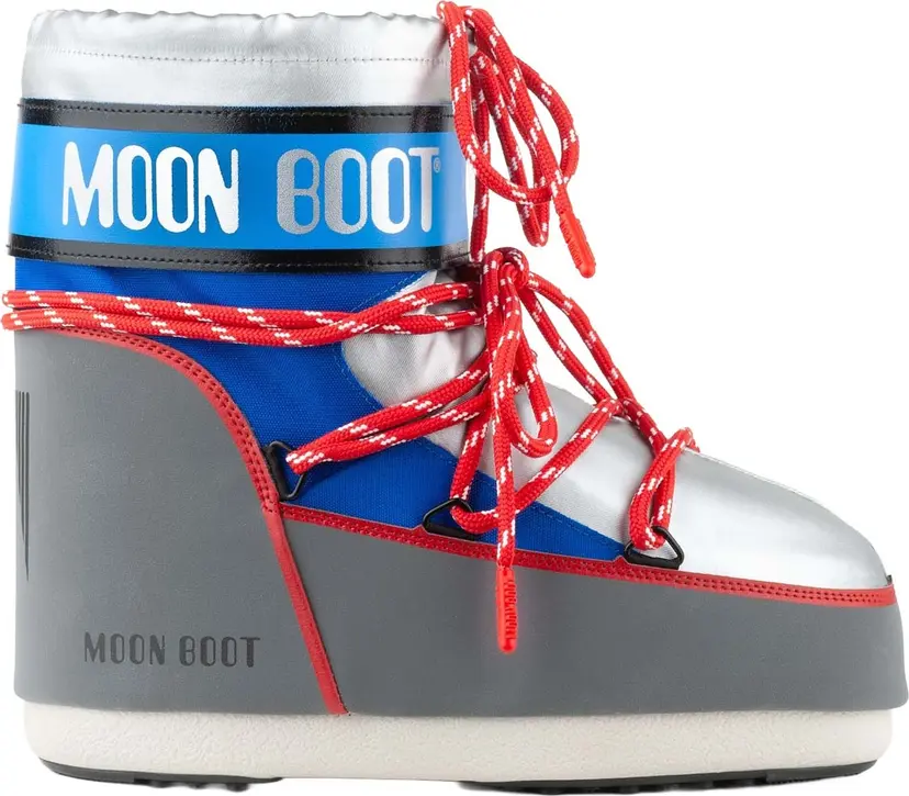 Moon Boot Moon Boot Unisex Icon Low Space Racing Silver/Blue/Red