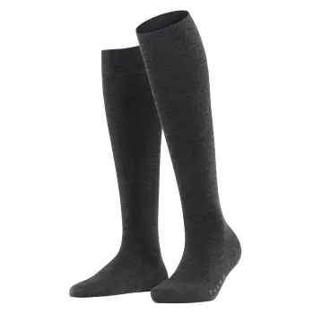 Falke Falke Strømper Women Softmerino Knee High Antracit Str 37/38 Dame