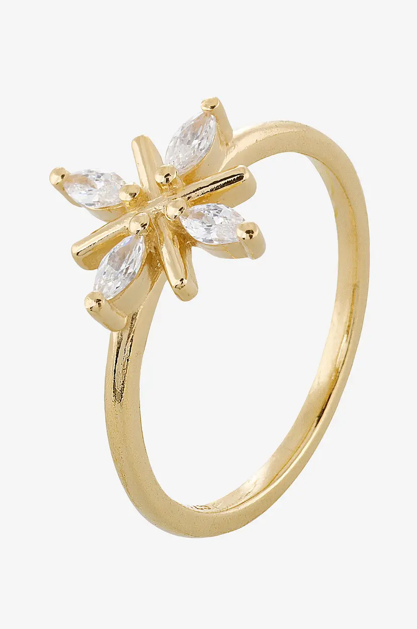 Carolina Gynning Ring Snowflake - Gull