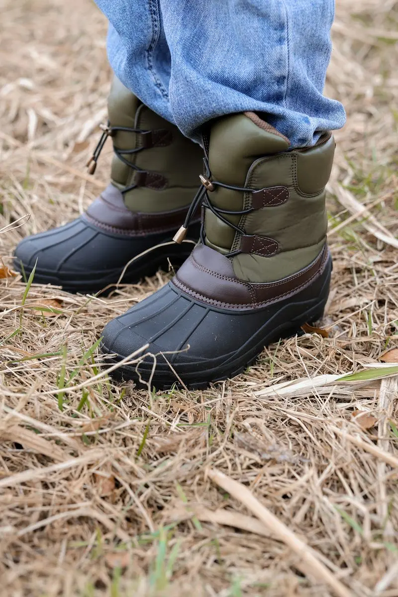 Mikk-Line Mikk-Line Vinterstøvler foret  Burnt Olive (32)