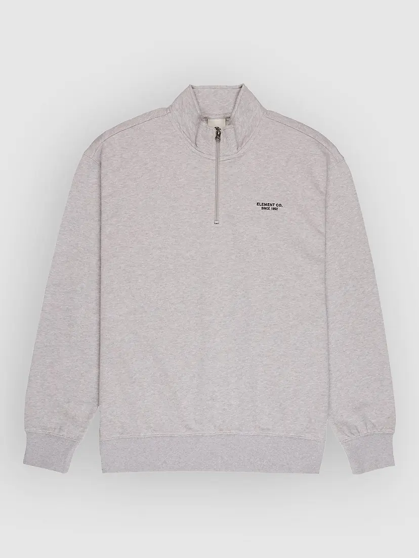 Element Element Element Co Emb Quarter Half-Zip Genser grå