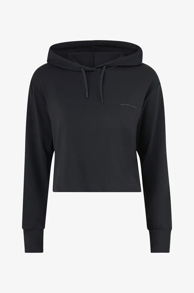 Rohnisch Hettegenser Soft Jersey Hoodie - Svart