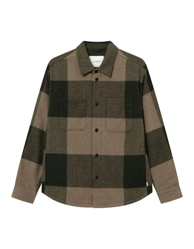 Les Deux Jacob Check Wool Hybrid
