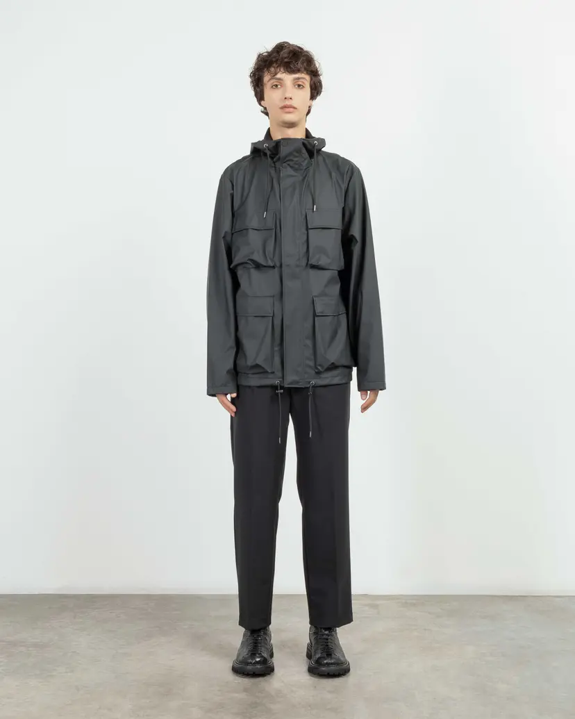 Rains Parka Rains PocketJacketW3 Preto