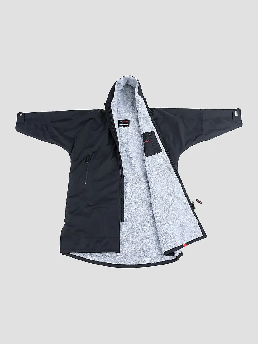 Dryrobe Dryrobe Advance Medium Long Sleeve Poncho svart