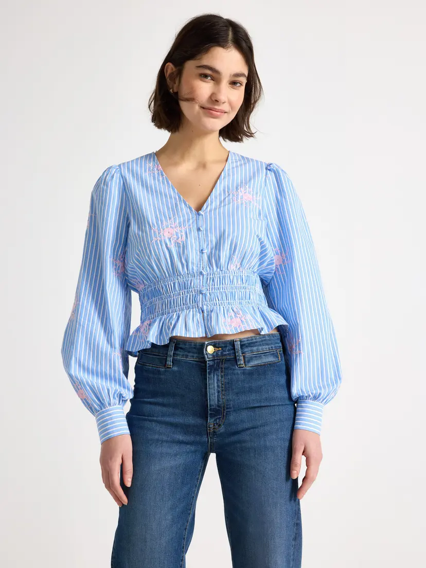 Lindex Langermet bluse