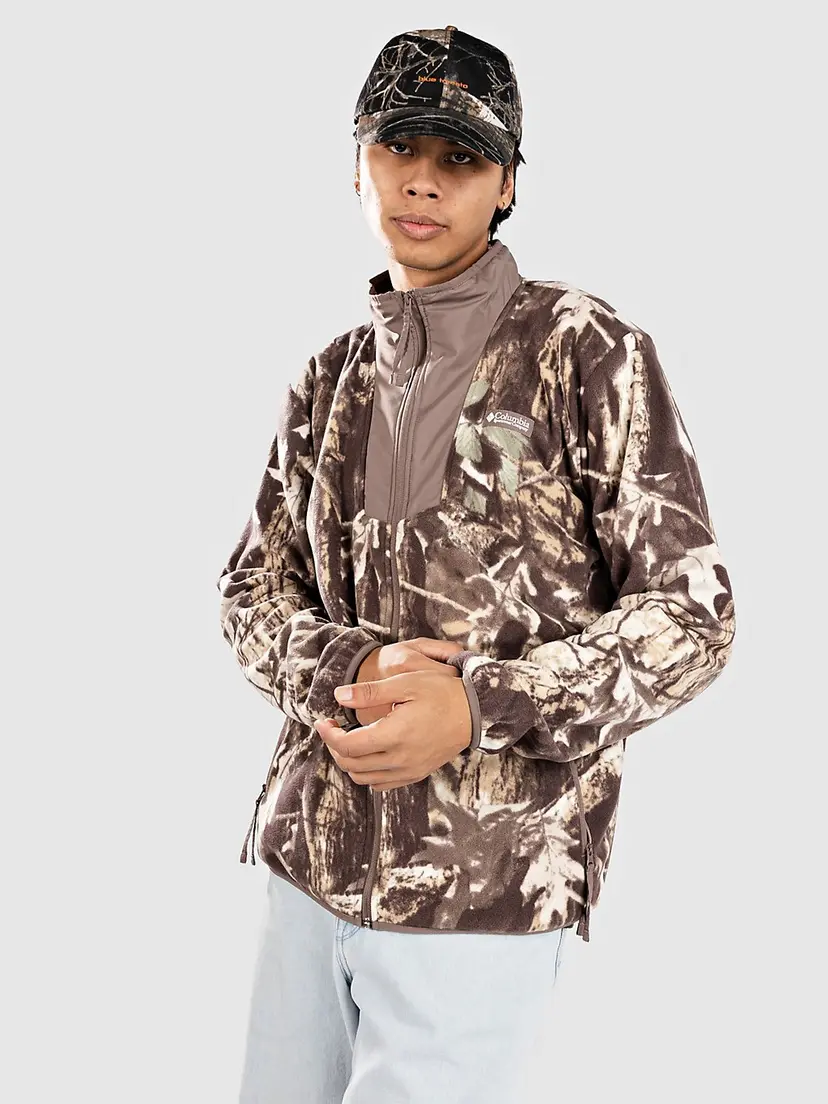 Columbia Columbia Sequoia Grove Printed Full Hettegenser med glidelås brun