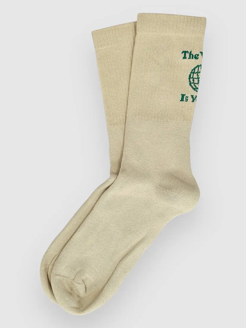 Supa Dupa Goods Supa Dupa Goods The World Is Yours Socks hvit