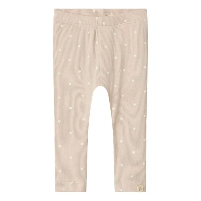 Lil`Atelier Lil'Atelier - Leggings Baby Gago Rib Gray Morn Heart