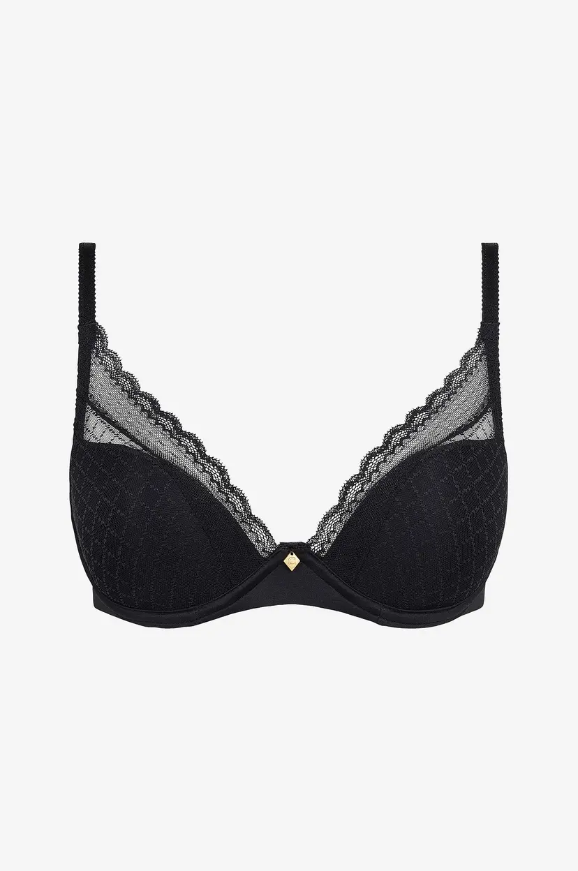 Chantelle Spile-BH Norah Chic Plunge T-shirt - Svart