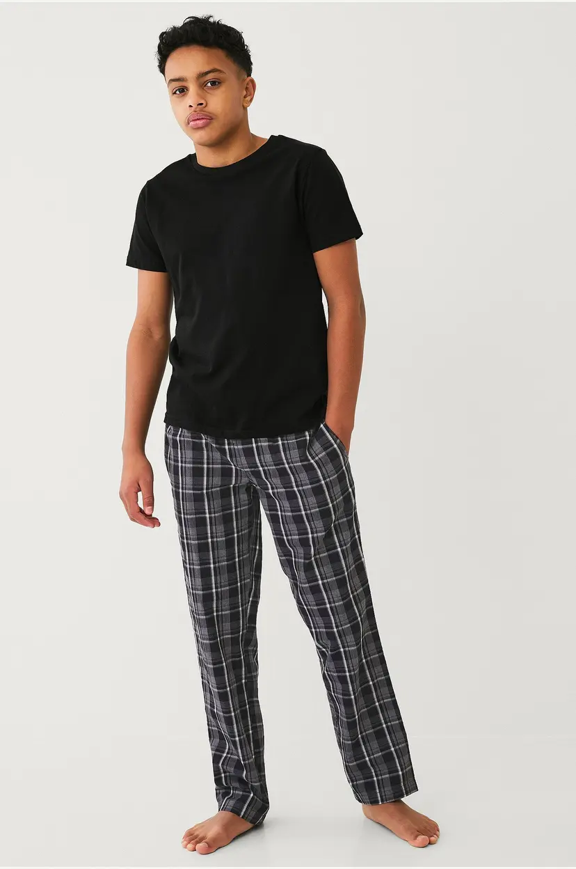 Ellos Collection Pysjbukser Harry i poplin - Svart