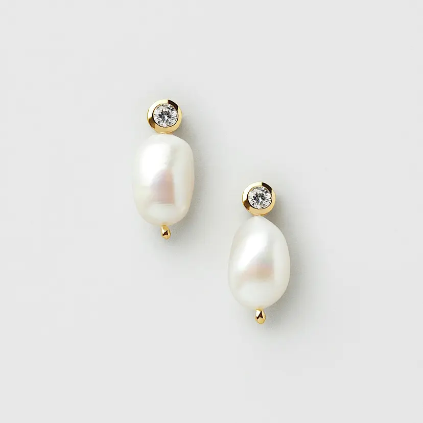 Safira Harlow Pearl Studs