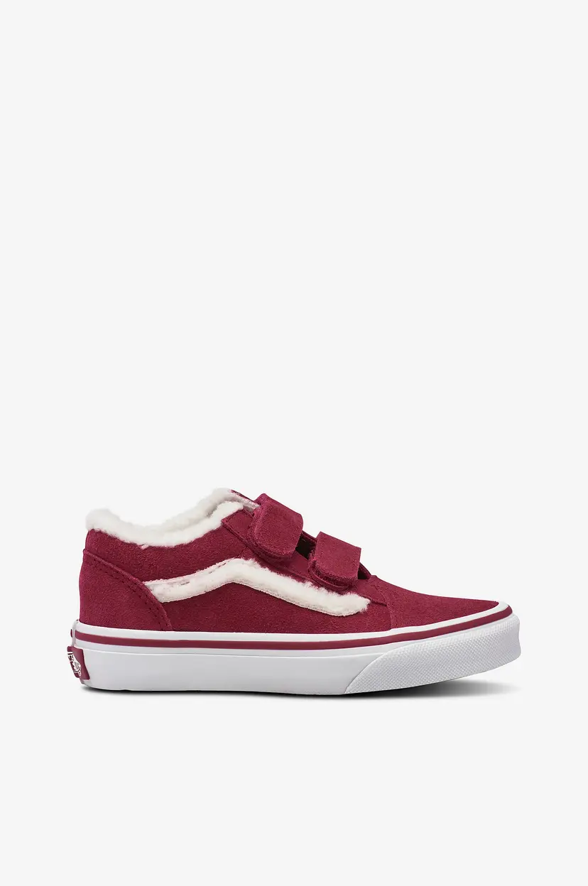 Vans Joggesko Old Skool V Sherpa - Rosa
