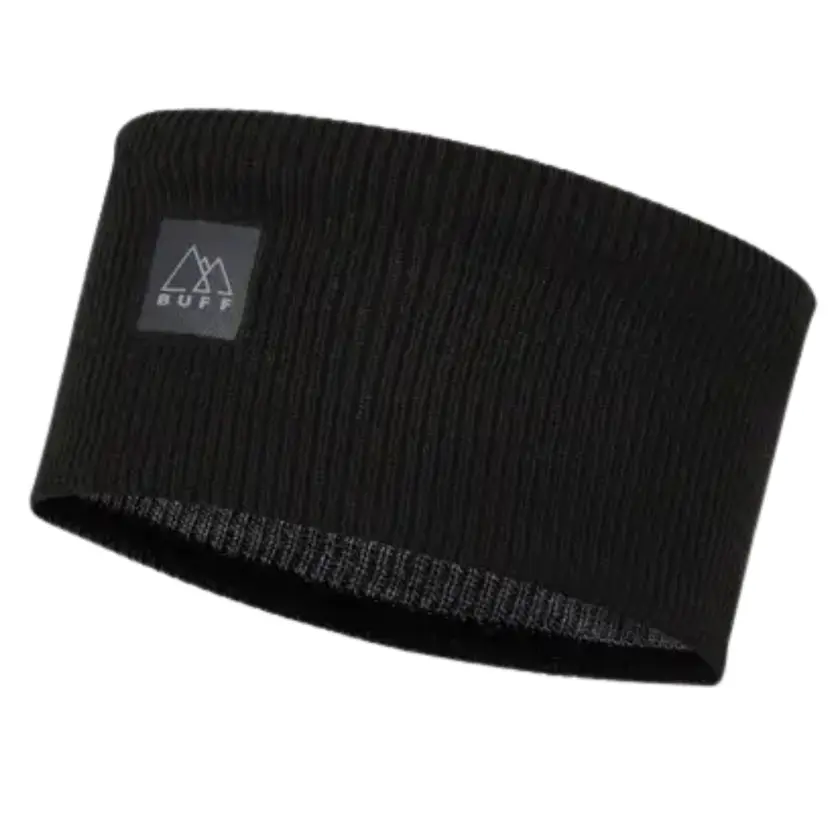 Buff Buff Pannebånd Crossknit Solid Svart