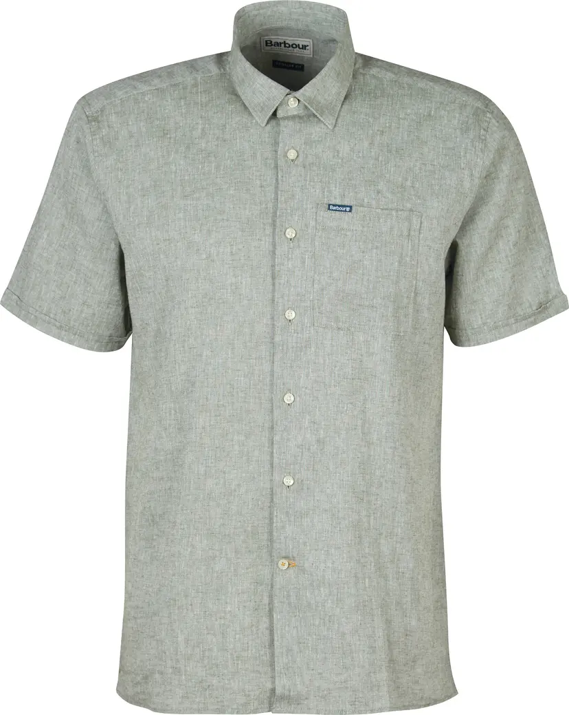 Barbour Barbour Men's Nelson Shortsleeve Summer Shirt Bleached Olive