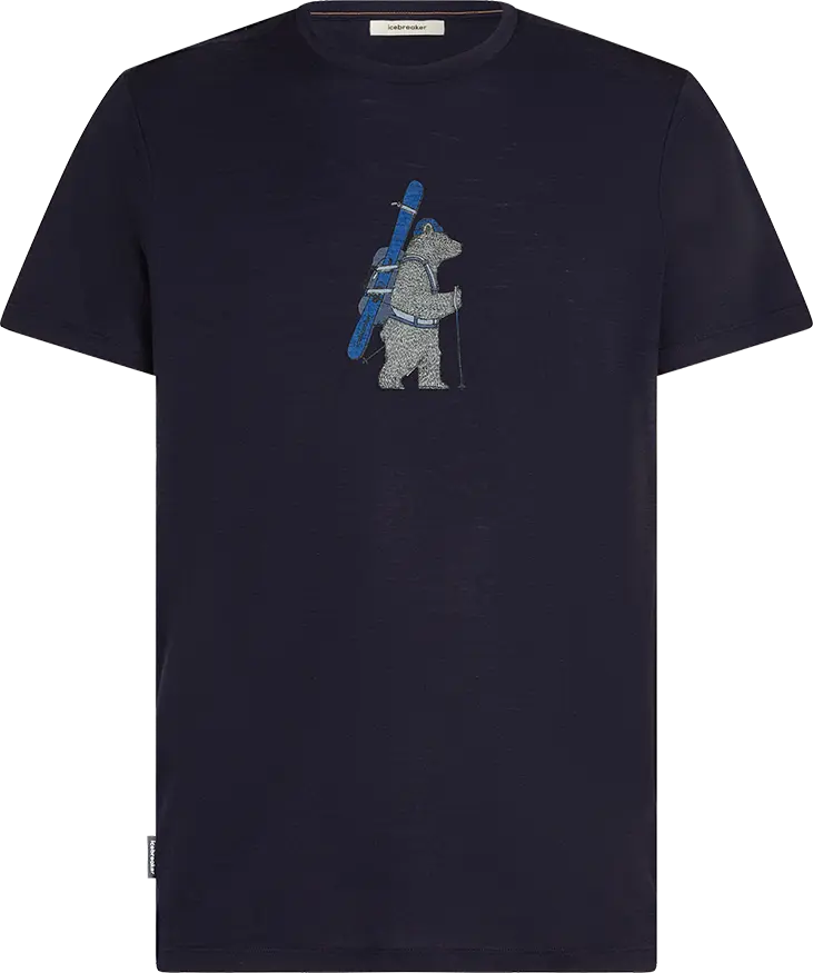 Icebreaker Icebreaker Men's Merino 150 Tech Lite Ss Tee Bear Tour Midnight Navy