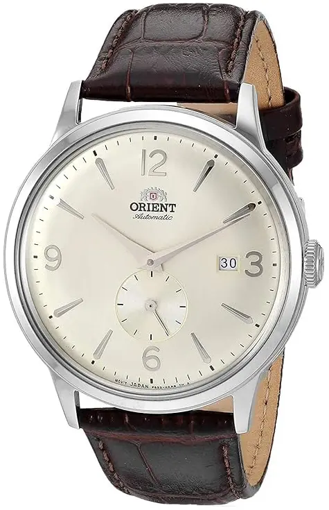 Orient Orient Herreklokke RA-AP0003S30B Bambino Sølvfarget/Lær Ø41 mm
