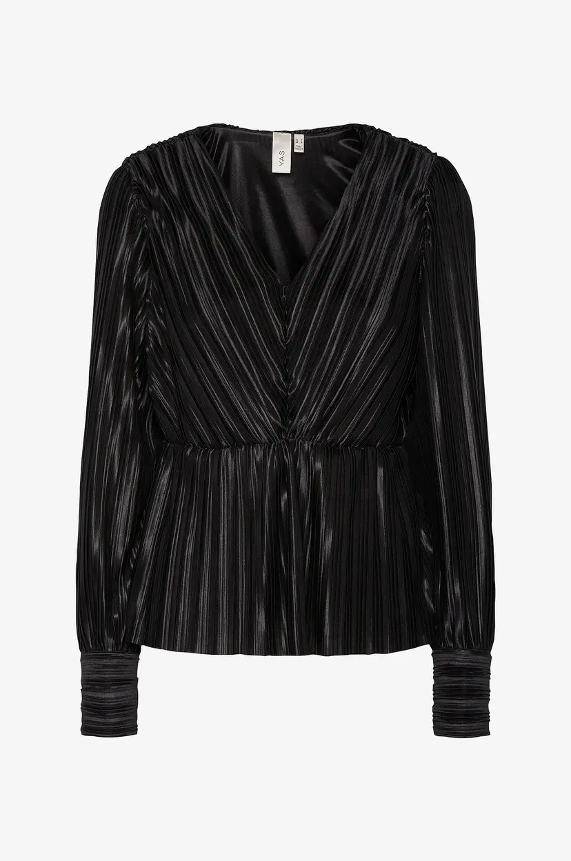 Y.A.S Topp yasStorma LS Peplum Top S - Svart