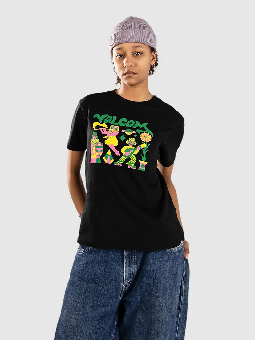 Volcom Volcom Radical Daze Up T-skjorte svart