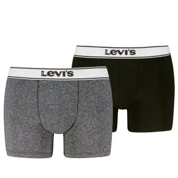 Levi's Levis 2P Base Vintage Boxer Svart bomull Medium Herre
