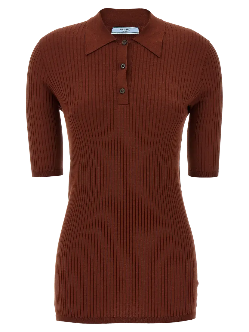 Prada Prada Poloskjorter – Brun