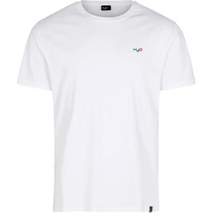 H2O Hvit H20 Lind tee T-skjorte (XS)