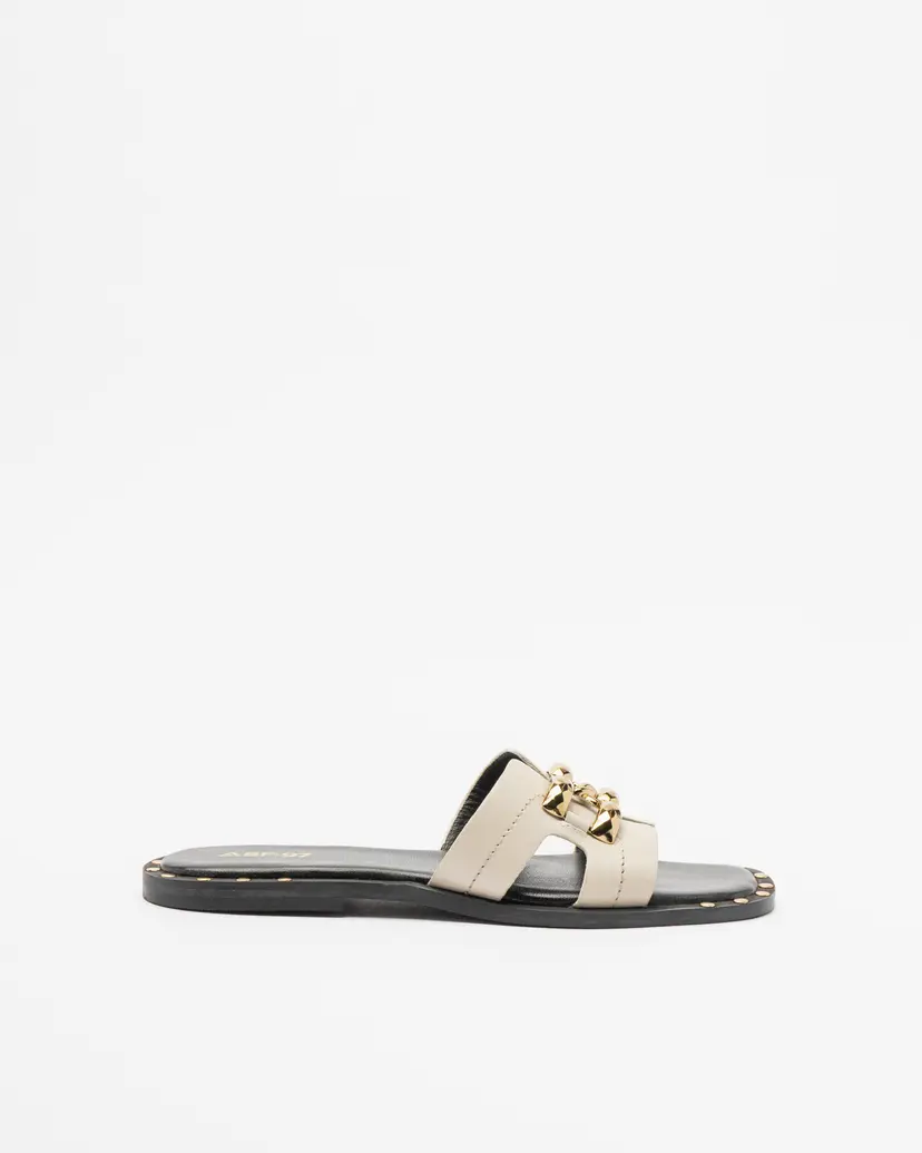 Abf-97 Abf-97 KS.26.32 White Slide sandals