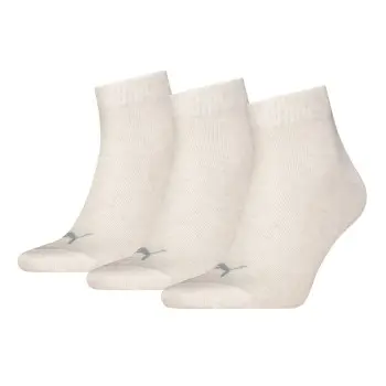 Puma Puma Strømper 3P Quarter Socks Lysgrå Str 47/49