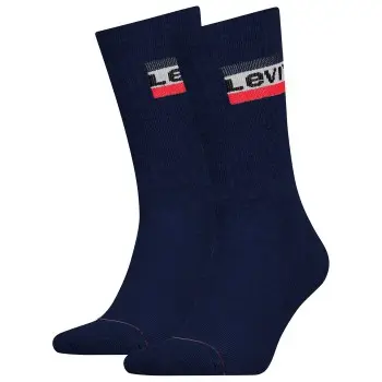 Levi's Levis Strømper 2P Sport Regular Cut Sock Mørkblå Str 39/42
