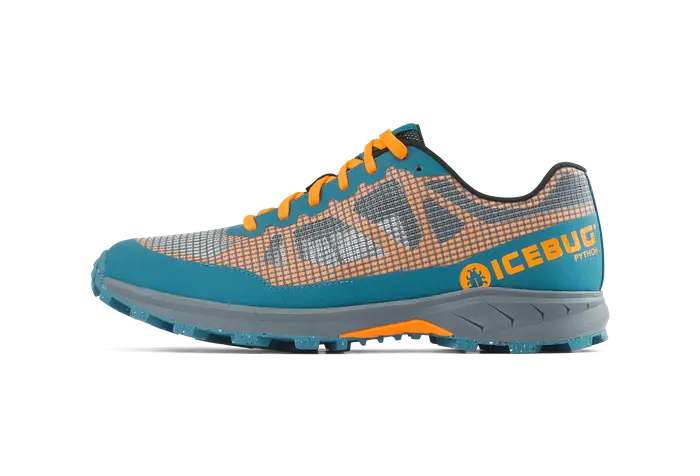 Icebug Pytho6 Men's RB9X - Petroleum/Orange