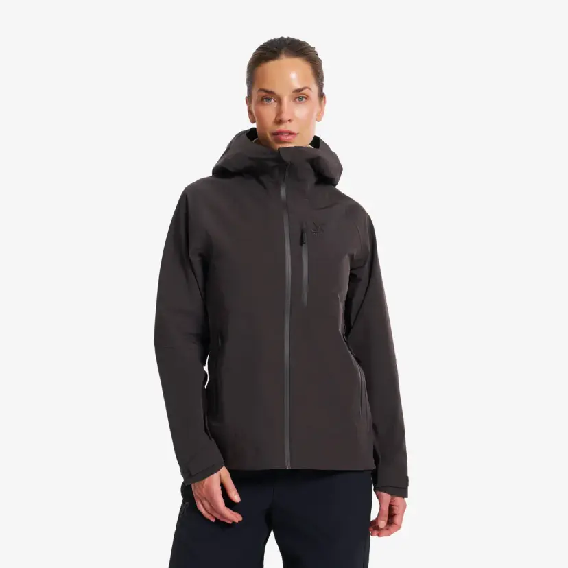 RevolutionRace Cyclone Light 3L Shell Jacket Dame Espresso