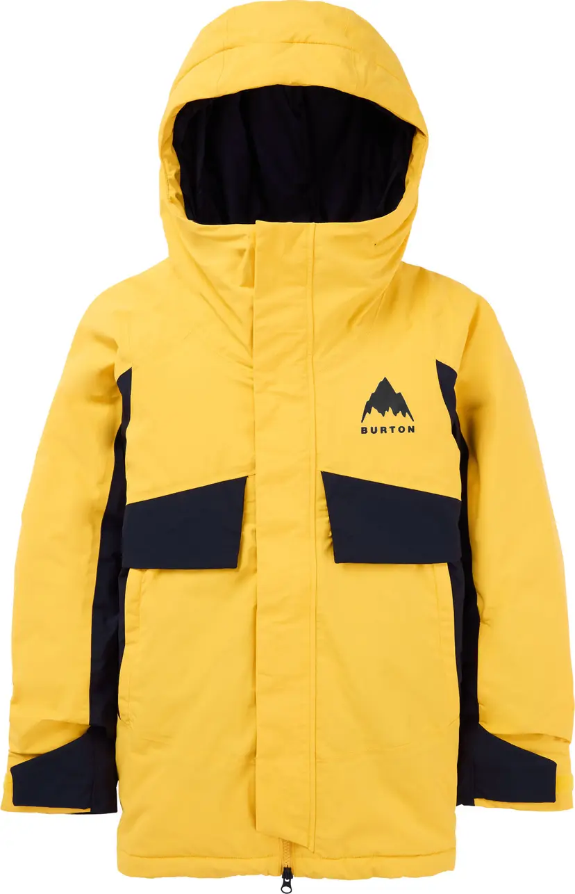 Burton Burton Kids Ascutney Jacket Goldenrod/true Black