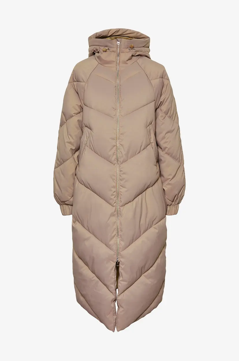 Pieces Kåpe pcNocelyn Puffer Jacket - Beige