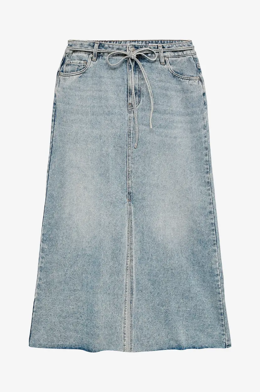 Vero Moda Denim skjørt vmWien MR Long Belt Skirt Mix - Blå