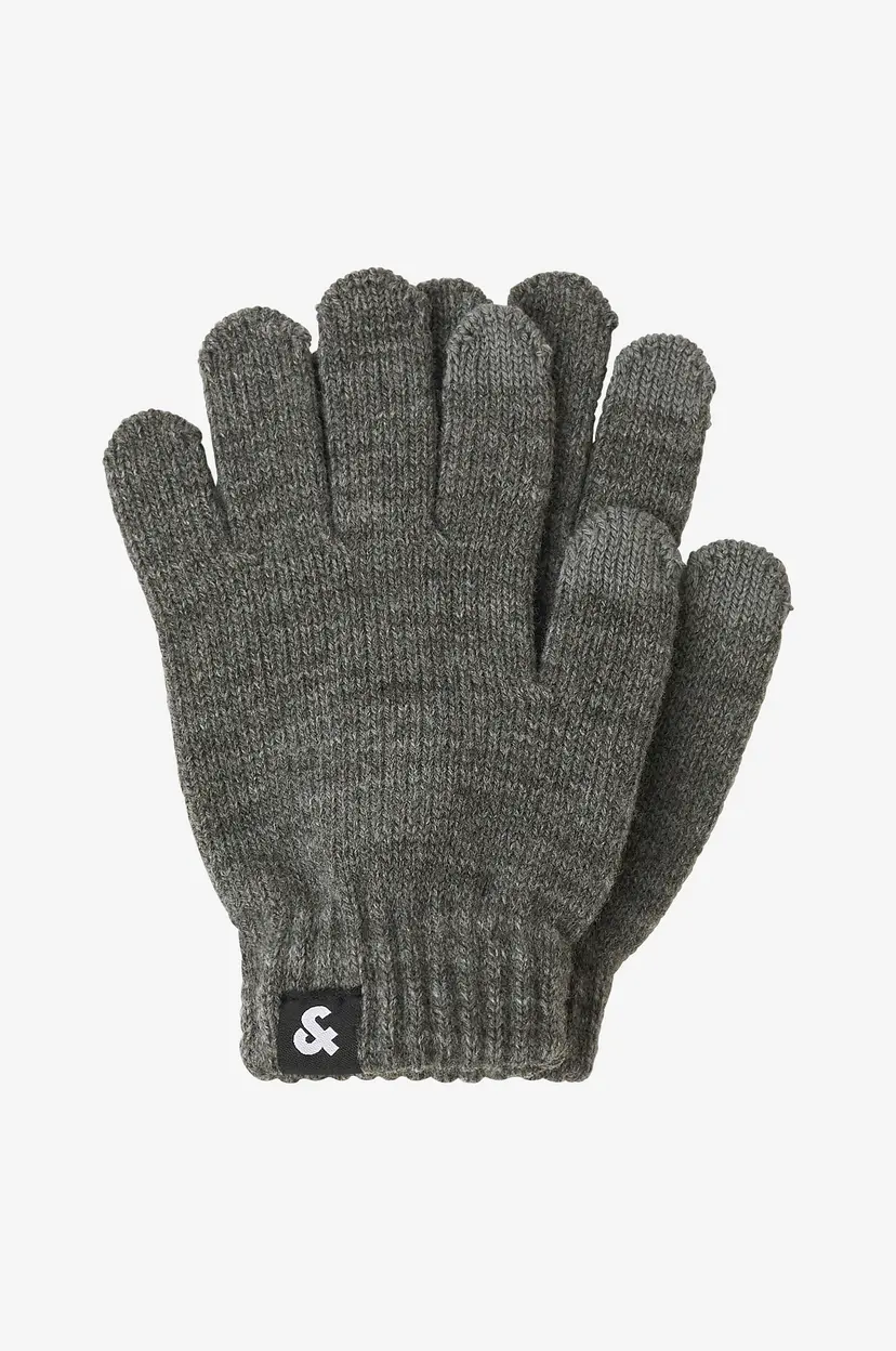 Jack & Jones Junior Hansker jacBarry Knitted Gloves Jnr - Grå