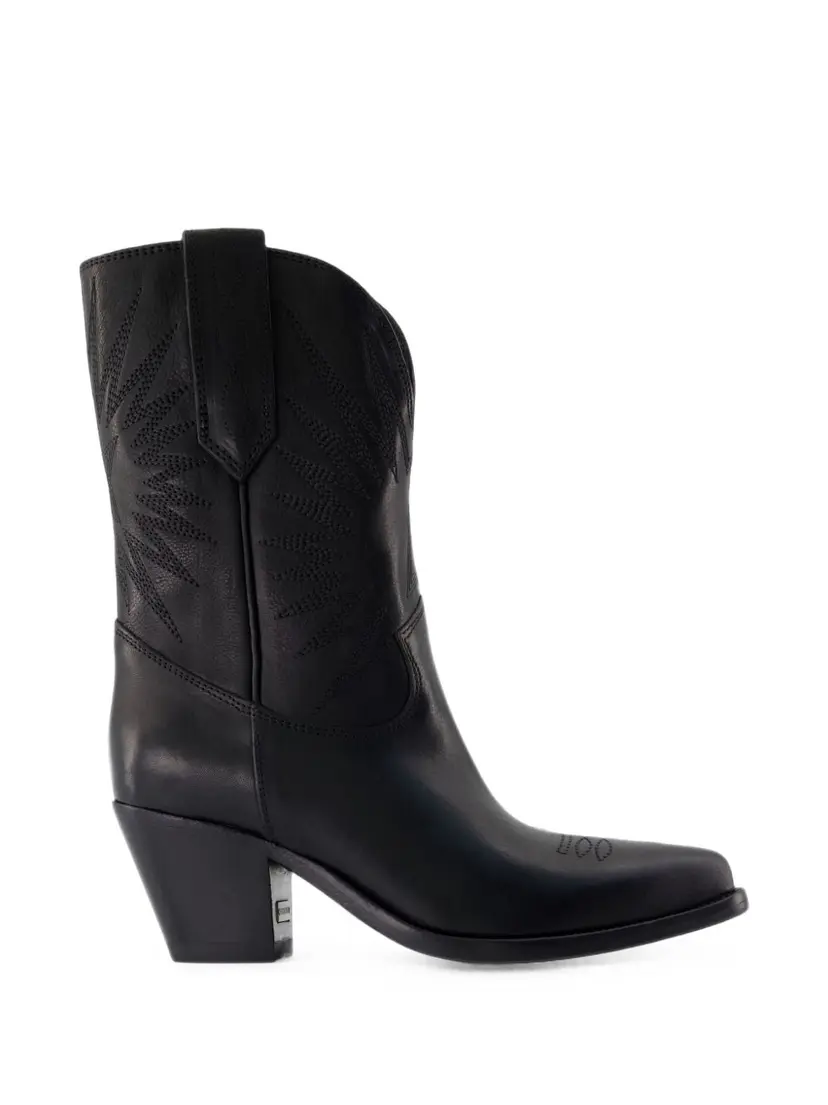 Golden Goose Golden Goose Cowboy/biker støvler – Svart
