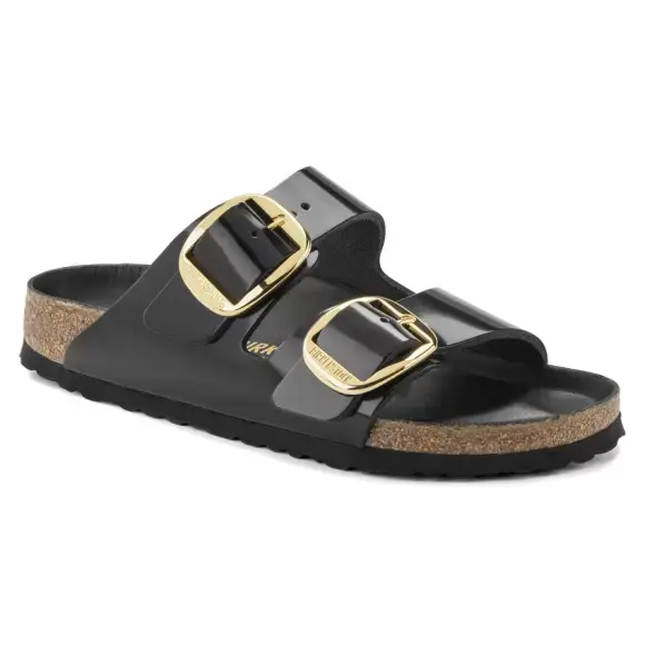 Birkenstock BIRKENSTOCK Arizona Big Buckle Natural Leather Patent Women 1021476