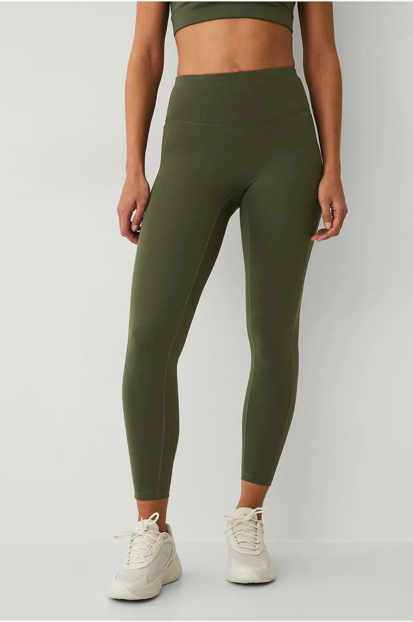 Ellos STUDIO Treningstights Studio Tights Flat Front Core - Grønn