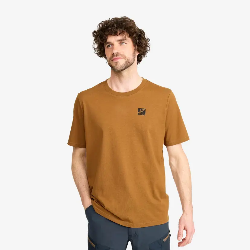 RevolutionRace Easy T-shirt Herre Rubber