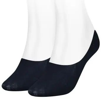 Tommy Hilfiger Tommy Hilfiger Strømper 2P Women Footie Socks Marine Str 39/42 Dame