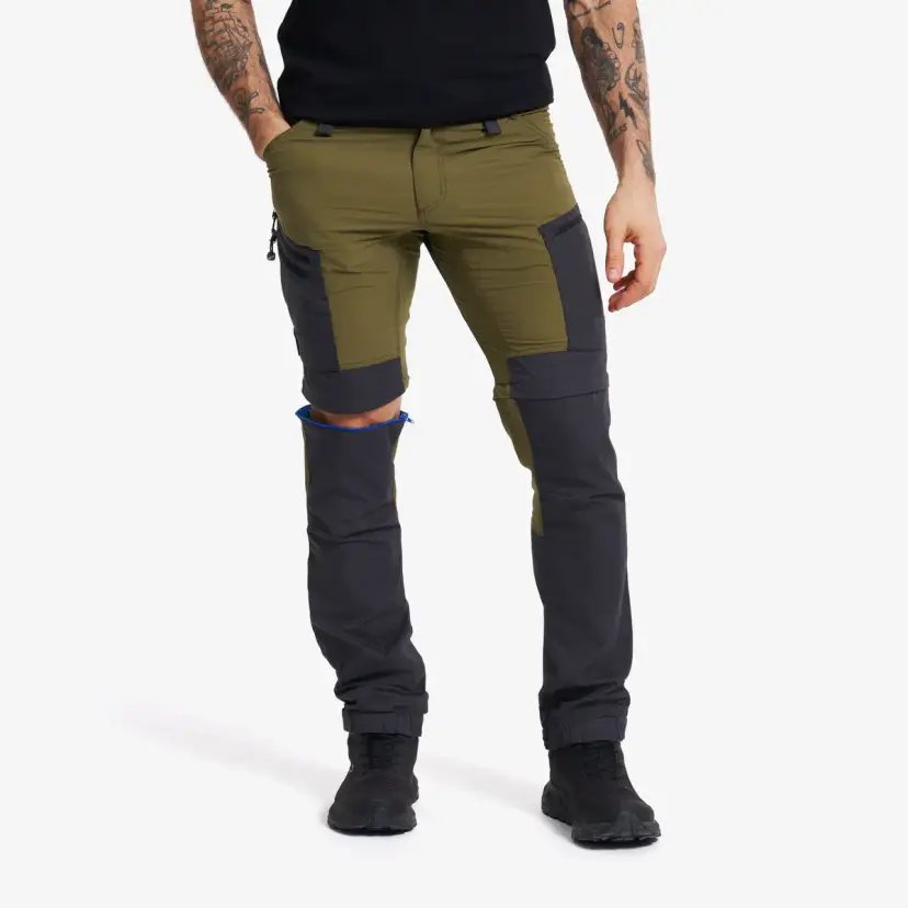 RevolutionRace RVRC GP Pro Zip-off Pants Herre Dark Olive
