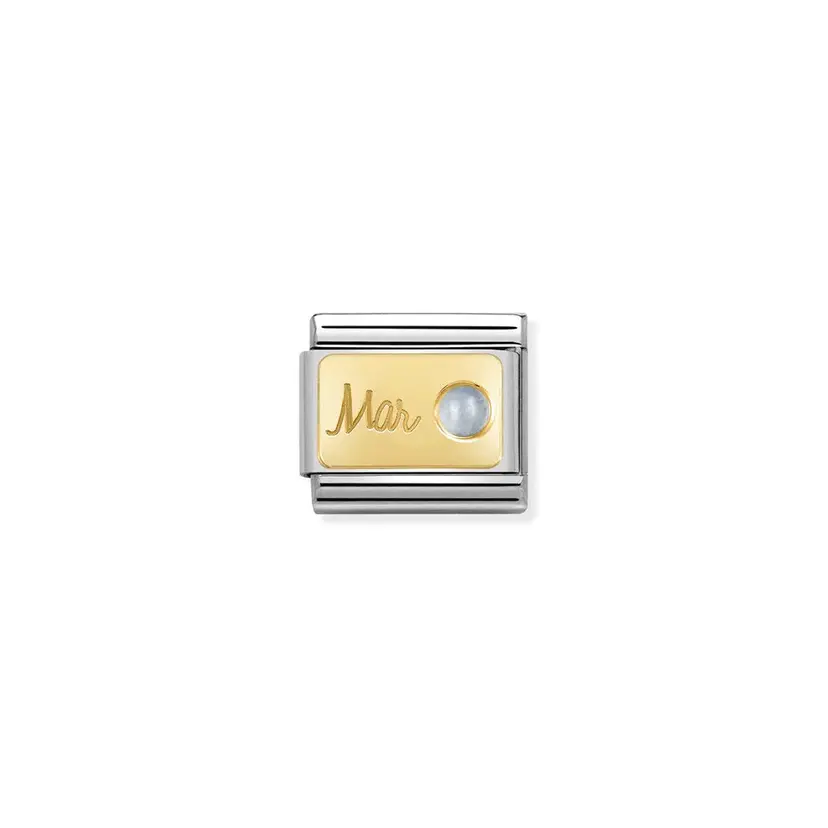 Nomination Month Stone March Aquamarine