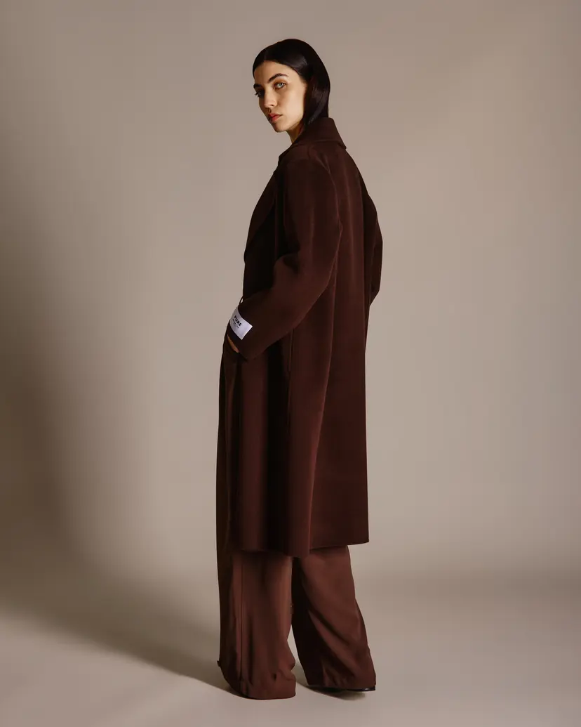 Nenette Nenette VLAD Brown Long overcoat