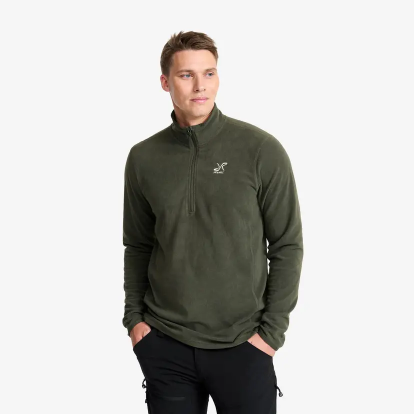 RevolutionRace Hiker Half-zip Fleece Herre Kambaba Green